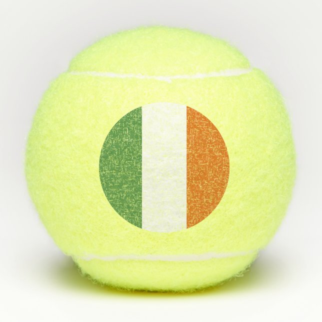 Balles De Tennis Drapeau irlandais (Devant)