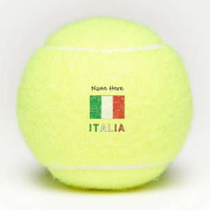 Balles De Tennis Drapeau Italien Personnalisé Italia 