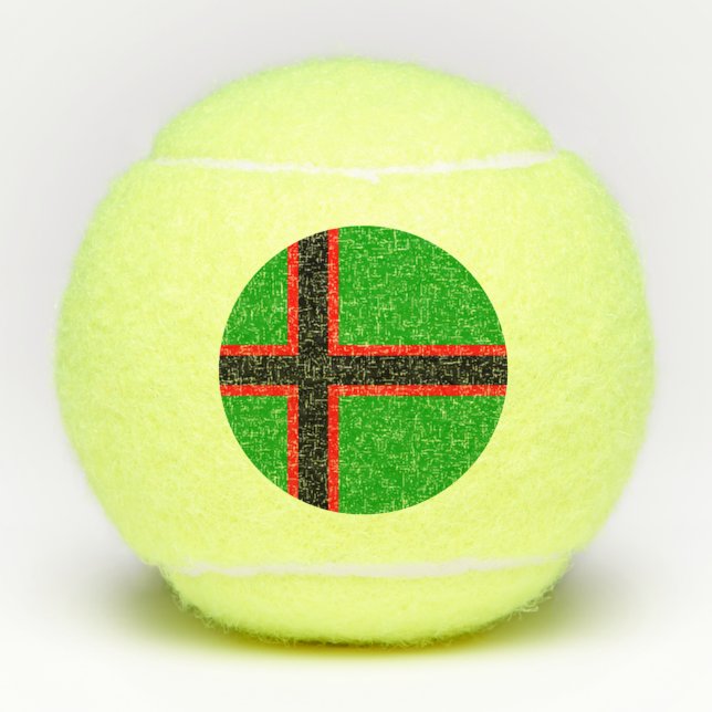 Balles De Tennis Drapeau national de Carélie (Devant)