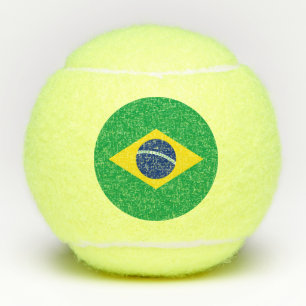 Balles De Tennis Drapeau patriotique du Brésil