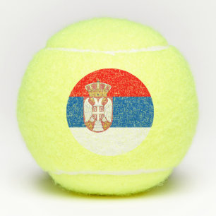 Balles De Tennis Drapeau serbe