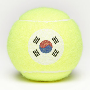 Balles De Tennis drapeau sud-coréen