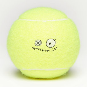 Balles De Tennis drôle de crépuscule mignon personnage de dessin 