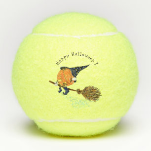 Balles De Tennis Drôle Halloween Tennis Balls sorcier Citrouille