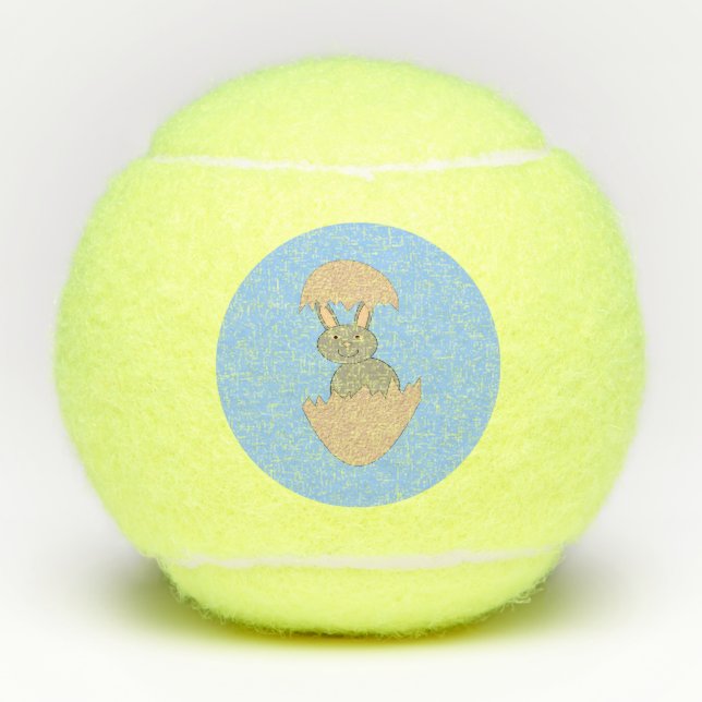 Balles De Tennis Écouter du lapin de l'Oeuf Étrange (Devant)
