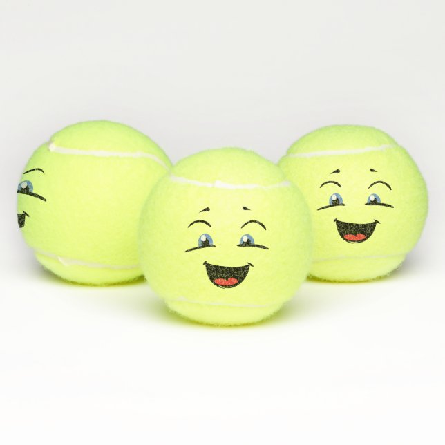 Balles De Tennis Emoji comique (Multiple)