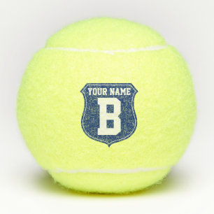 Balles De Tennis Ensemble nommé fait sur commande de cadeau de