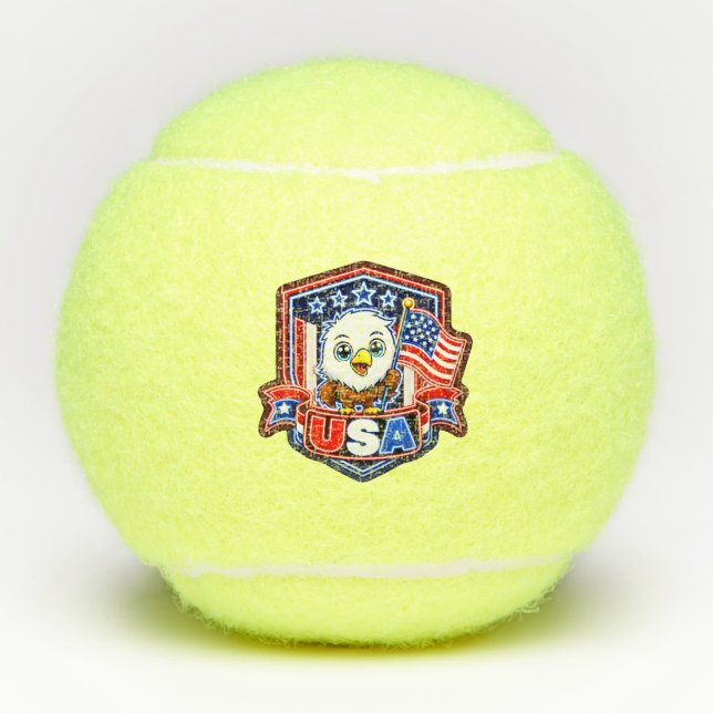 Balles De Tennis États-Unis (Devant)
