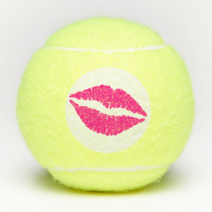 Balles De Tennis Étui Case-Mate à col blanc rose mignon motif de bi
