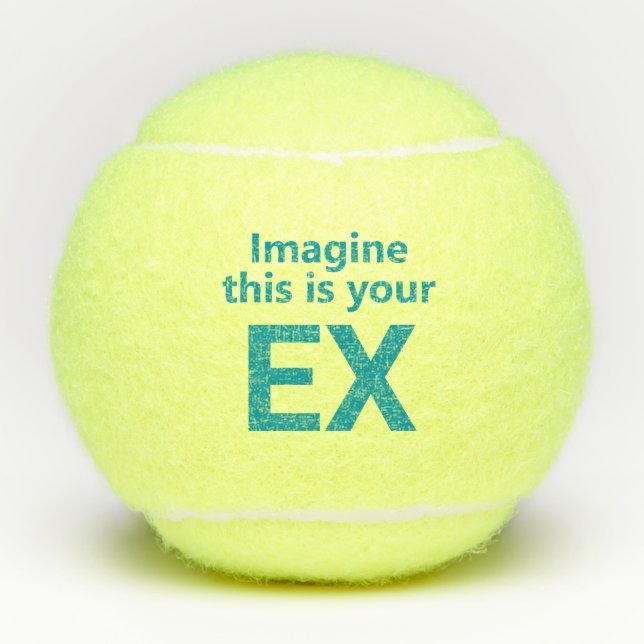 Balles De Tennis Ex-mari drôle (Devant)