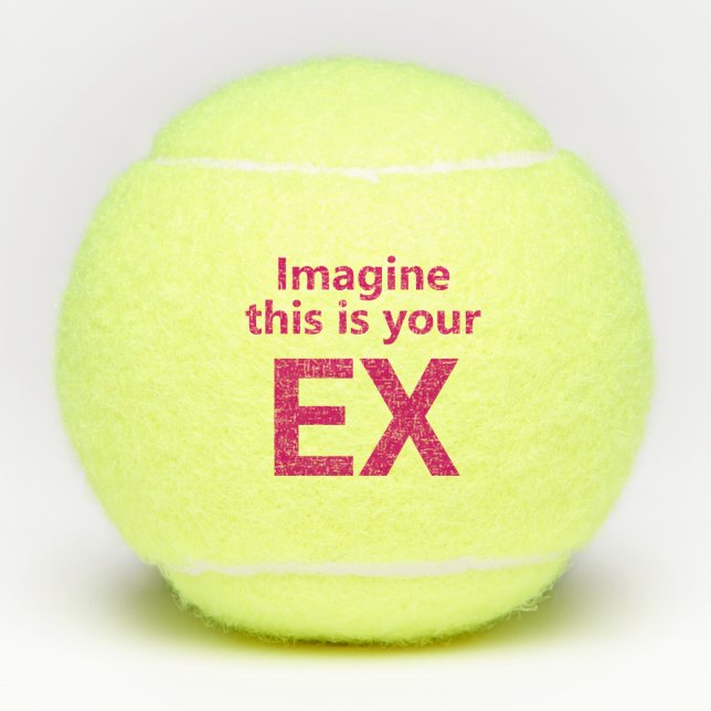Balles De Tennis Ex-mari drôle (Devant)