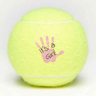 Balles De Tennis Faire-part pour bébé à l'empreinte manuscrite