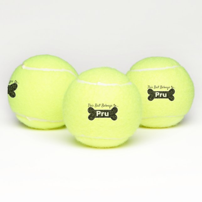 Balles de tennis faites sur commande de chien (Multiple)
