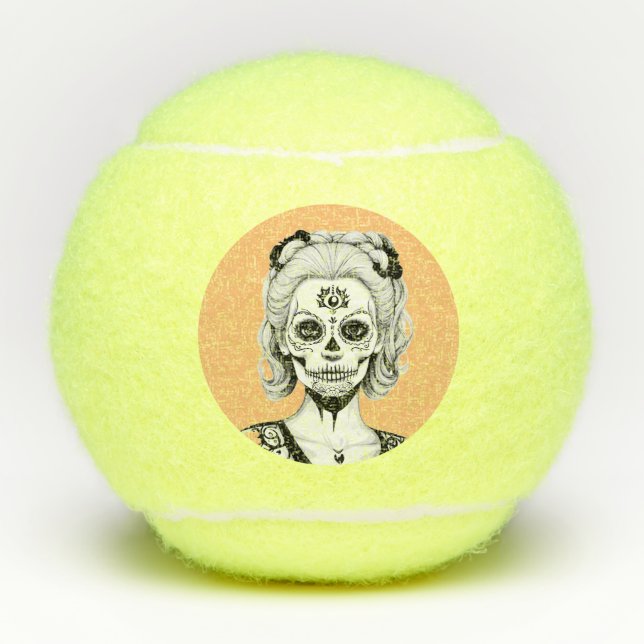 BALLES DE TENNIS FEMME SKULLHEAD (Devant)