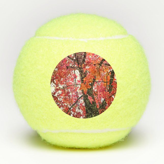 Balles De Tennis Feuille rose (Devant)