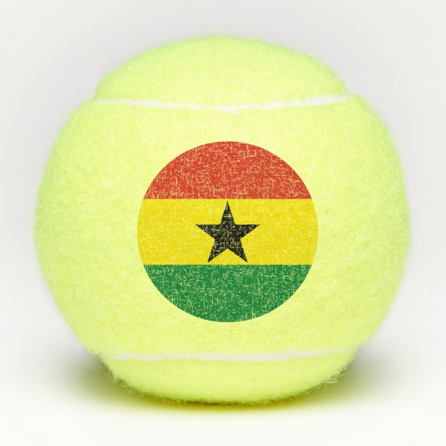 Balles De Tennis Flag du Ghana (Devant)