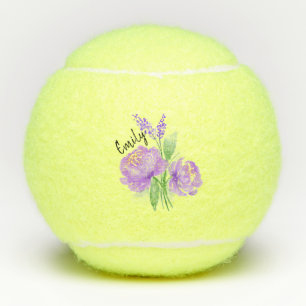 Balles De Tennis Fleurs