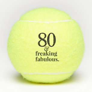 Balles De Tennis Funny Modern 80 et Fabulous Funny Anniversaire