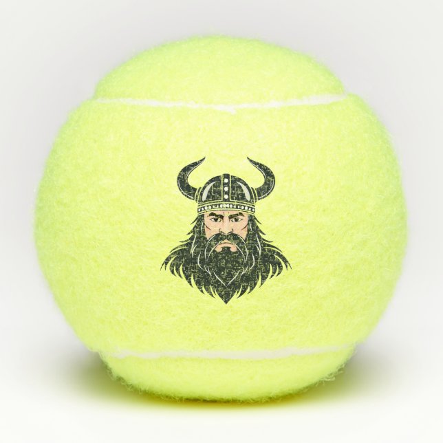 Balles De Tennis guerrier viking (Devant)