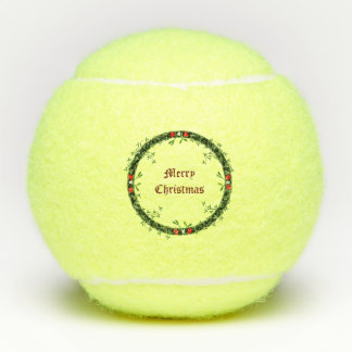 Balles De Tennis Guirlande de Noël gothique personnalisée