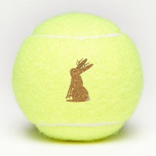 Balles De Tennis Halloween Jackalope Trou ou traitement