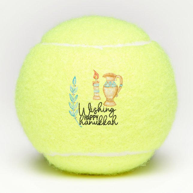 Balles De Tennis Hanoukka (Devant)