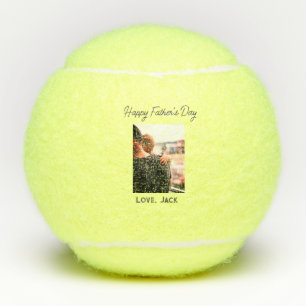 Balles De Tennis Happy fête des pères photo moderne amour simple pè