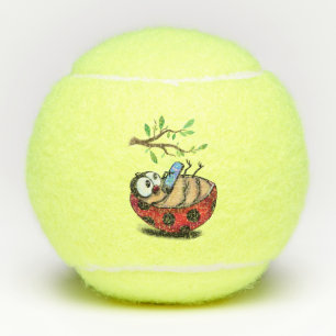 Balles De Tennis Happy Little Ladybug avec téléphone - Dessin de de