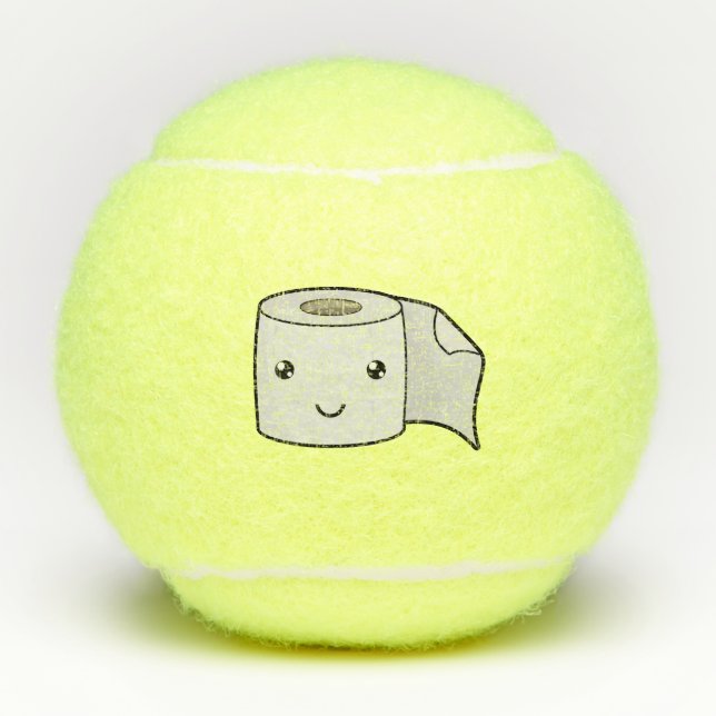 Balles De Tennis Happy Paper (Devant)