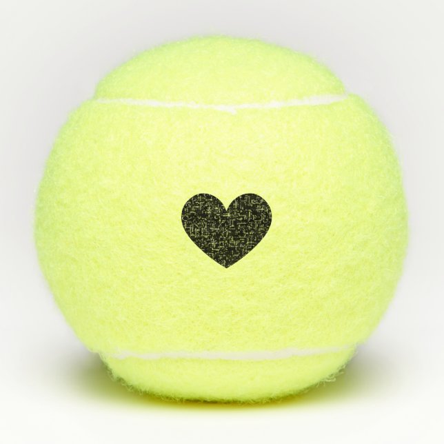 Balles De Tennis Hear Mark Premium Tennis Ball for Precision Play (Devant)