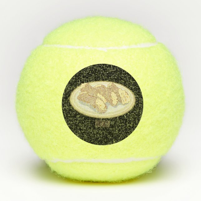 Balles De Tennis Illustration de Cannoli (Devant)