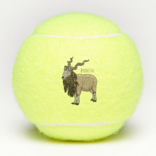 Balles De Tennis Illustration de chèvre de Markhor