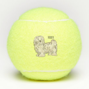 Balles De Tennis Illustration de dessin de chien de Havan