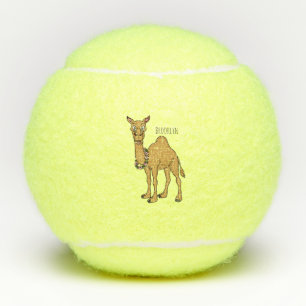 Balles De Tennis Illustration de dromadaire