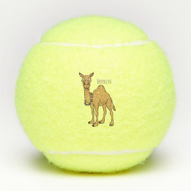 Balles De Tennis Illustration de dromadaire (Devant)