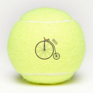 Balles De Tennis Illustration de la bande dessinée de vélo à grande