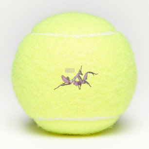 Balles De Tennis Illustration de l'orchidée mante