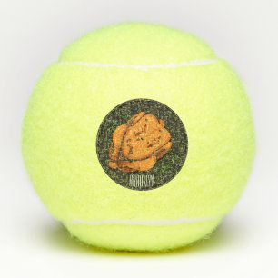 Balles De Tennis Illustration de poulet rôti