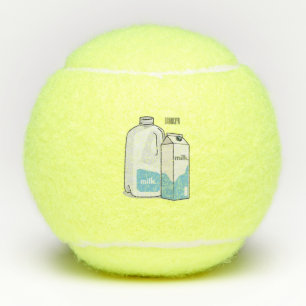 Balles De Tennis Illustration du lait
