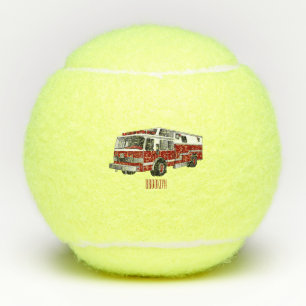 Balles De Tennis Illustration du moteur à incendie