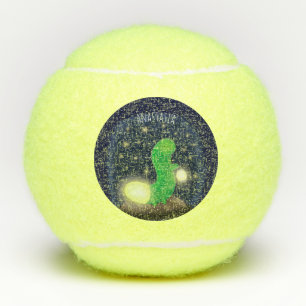 Balles De Tennis Illustration du ver vert mou