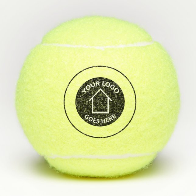 Balles De Tennis Immobilier Société Ajouter Votre Logo Moderne Pers (Devant)