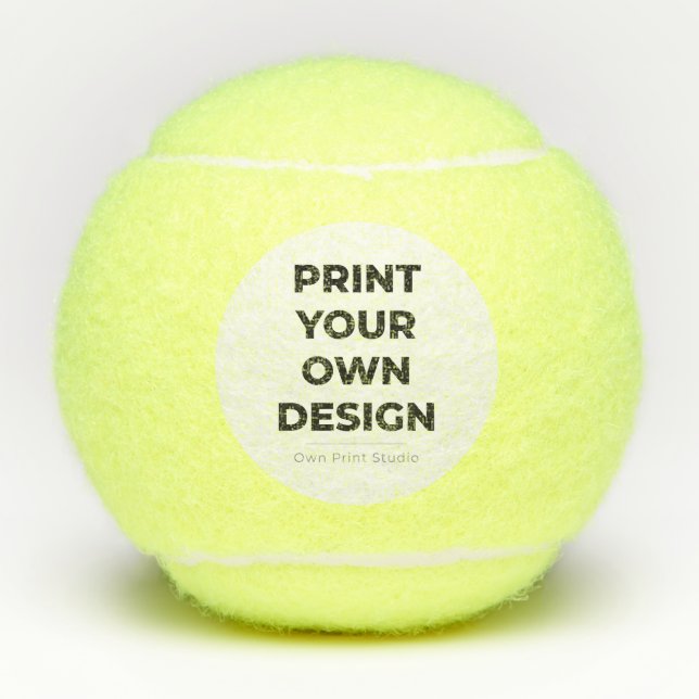 Balles De Tennis Impression personnalisée | Impression de mes propr (Devant)