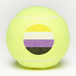 Balles De Tennis Indicateur de fierté non binaire