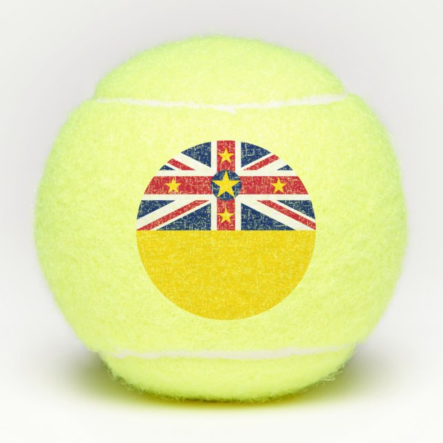 Balles De Tennis Indicateur Niue (Devant)