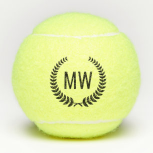 Balles De Tennis Initiales Modernes
