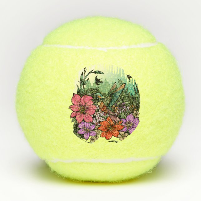 Balles De Tennis Jardin des colibris (Devant)