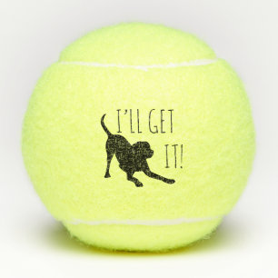Balles De Tennis "Je l’obtiendrai !" Ballons de tennis pour chiens