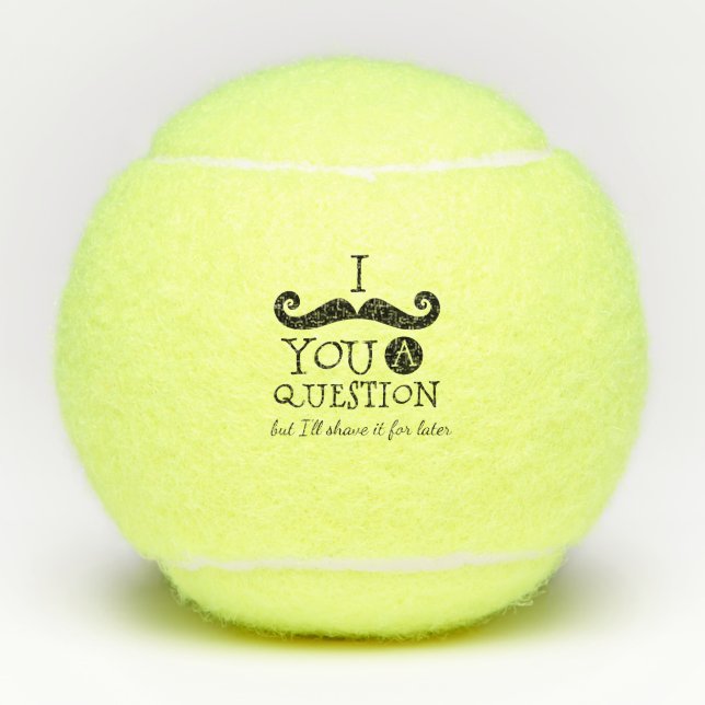 Balles De Tennis Je vous rase une question (Devant)