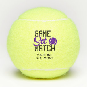 Balles De Tennis Jeu Set Match